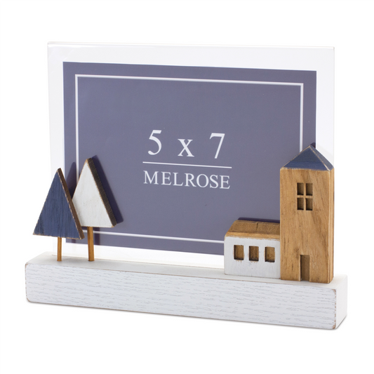 Wood Tabletop Photo Frame (Set of 2) -Ship Only