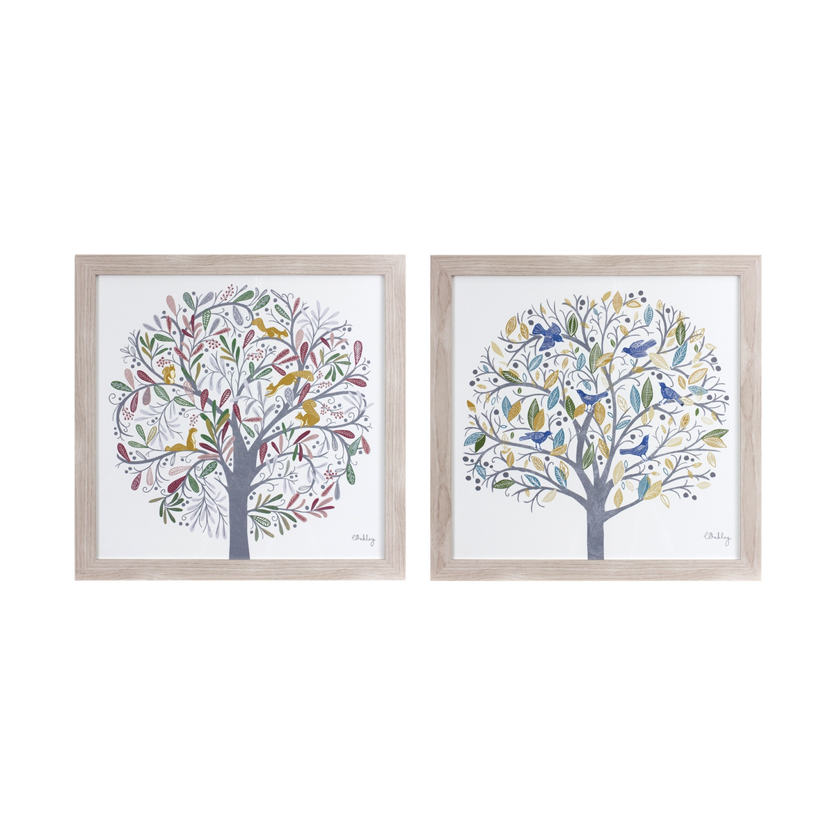 Framed Tree Print (Set of 2) -Ship Only