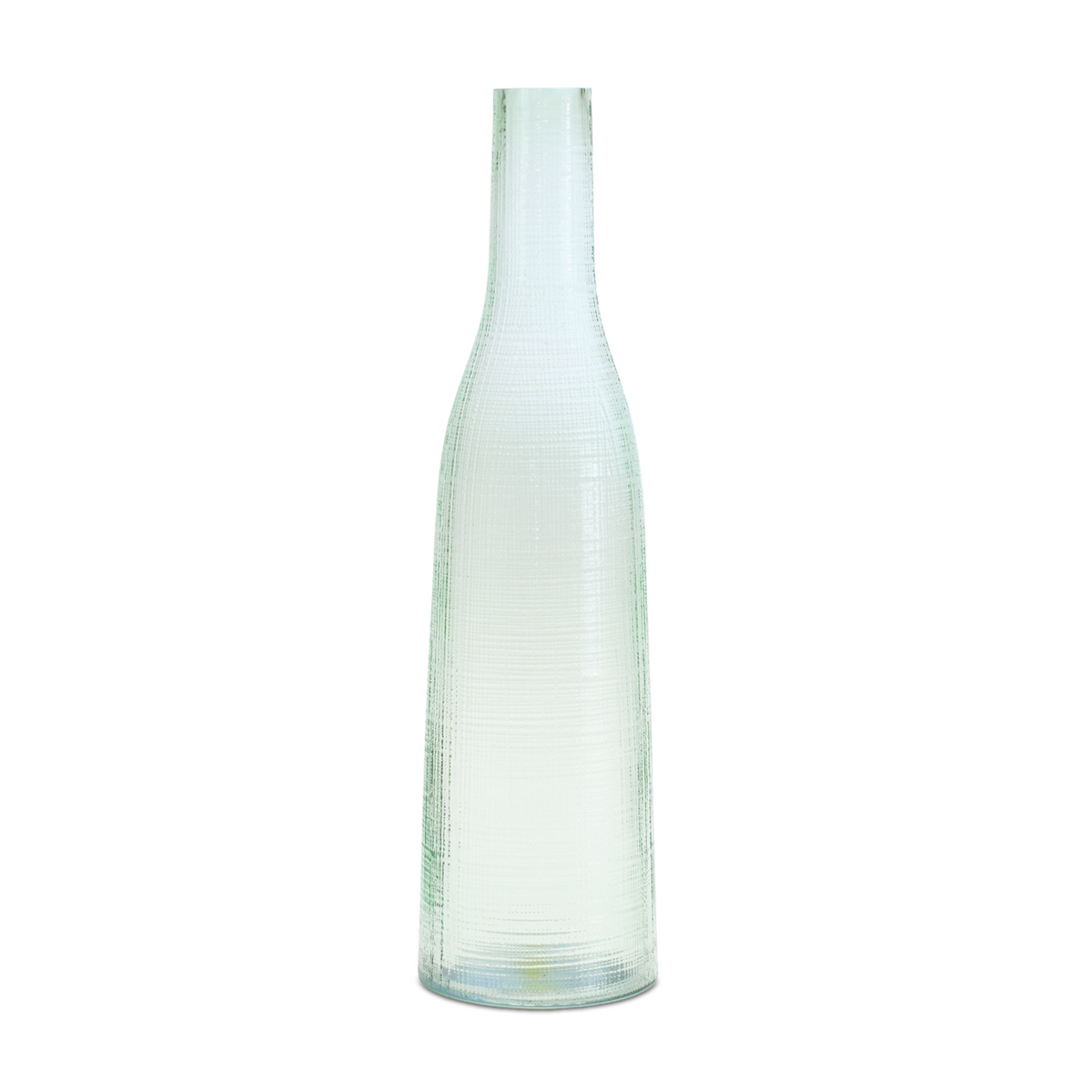 Green Glass Bottle Vase (Set of 4) -Ship Only