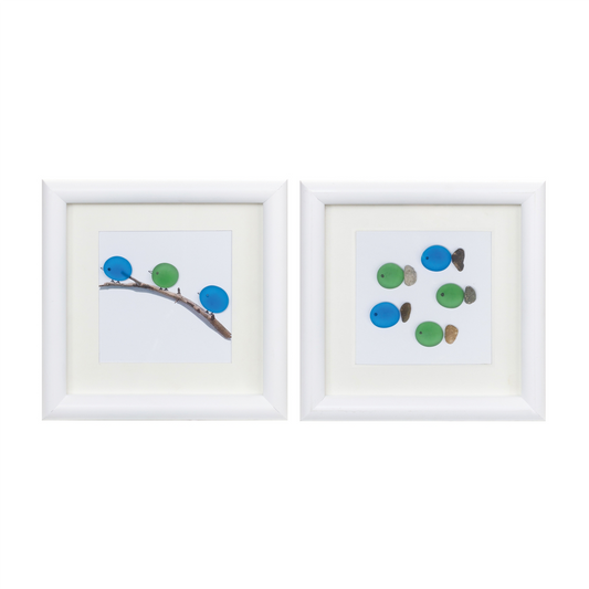 Bird and Fish Wall Art (Set of 2) -Ship Only