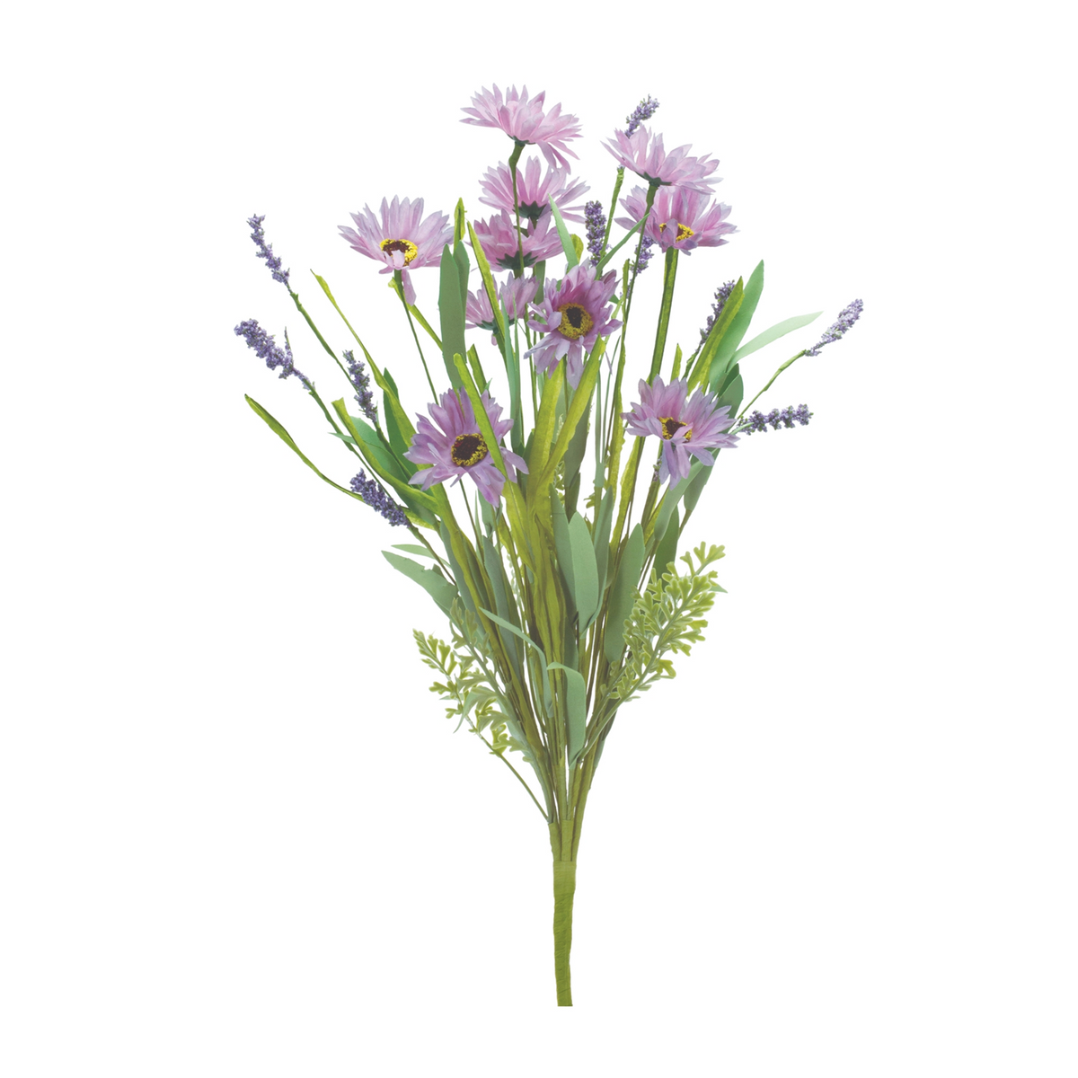 Mixed Daisy Bush (Set of 6) 20”H Polyester -Ship Only
