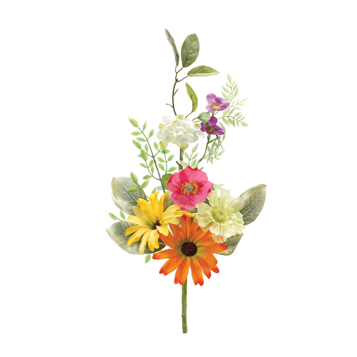 Mixed Spring Spray (Set of 2) 19”H Polyester -Ship Only