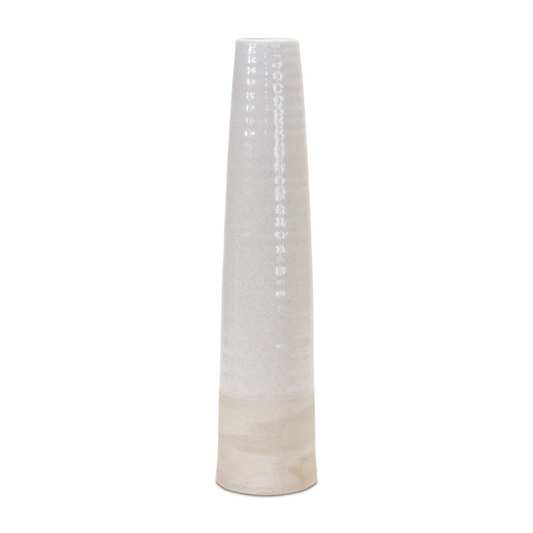 Stoneware Floor Vase 19.5"H