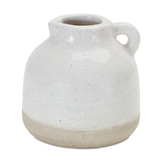 Pitcher Bud Vase (Set of 3) 4.75”H Stoneware