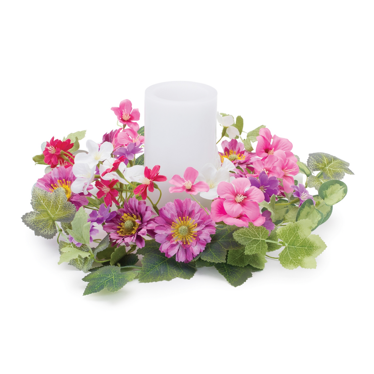 Candle Ring 11.5"D Polyester (Fits a 4" Candle) -Ship Only