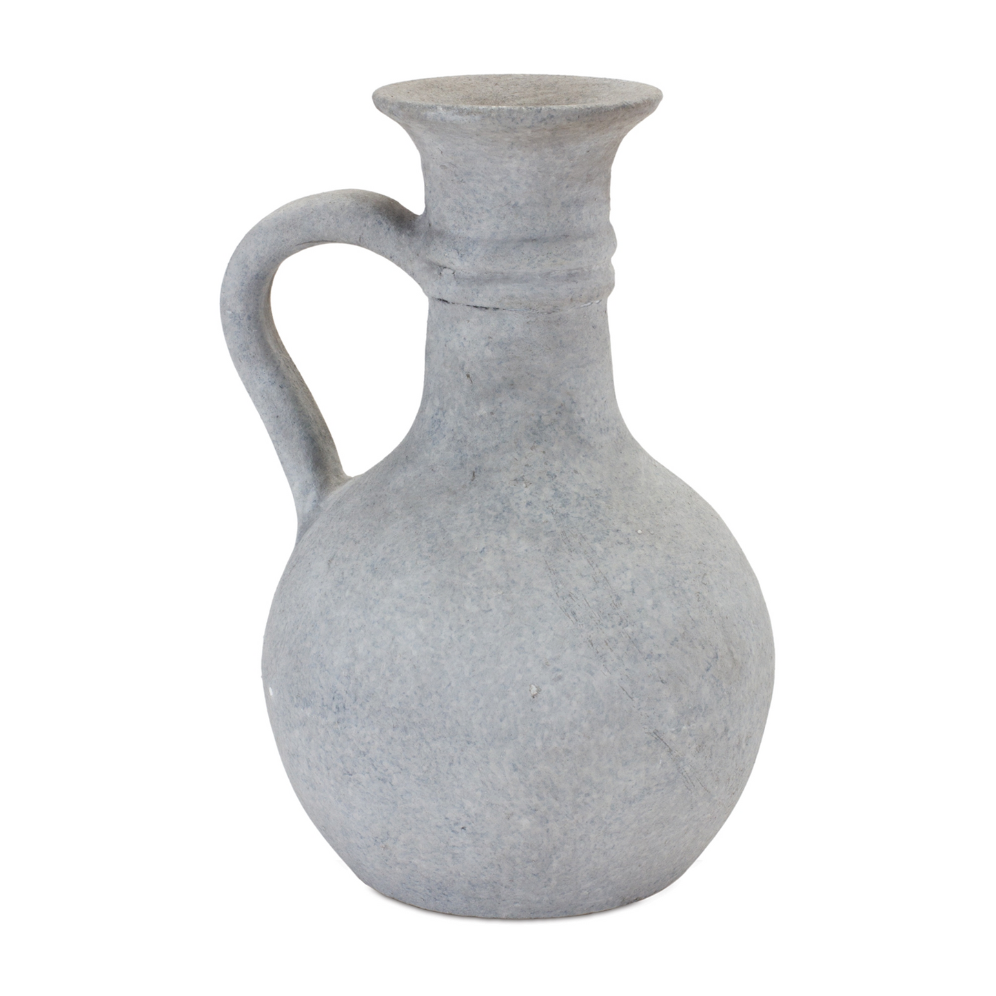 Grey Pitcher Vase 9"H -Ship Only