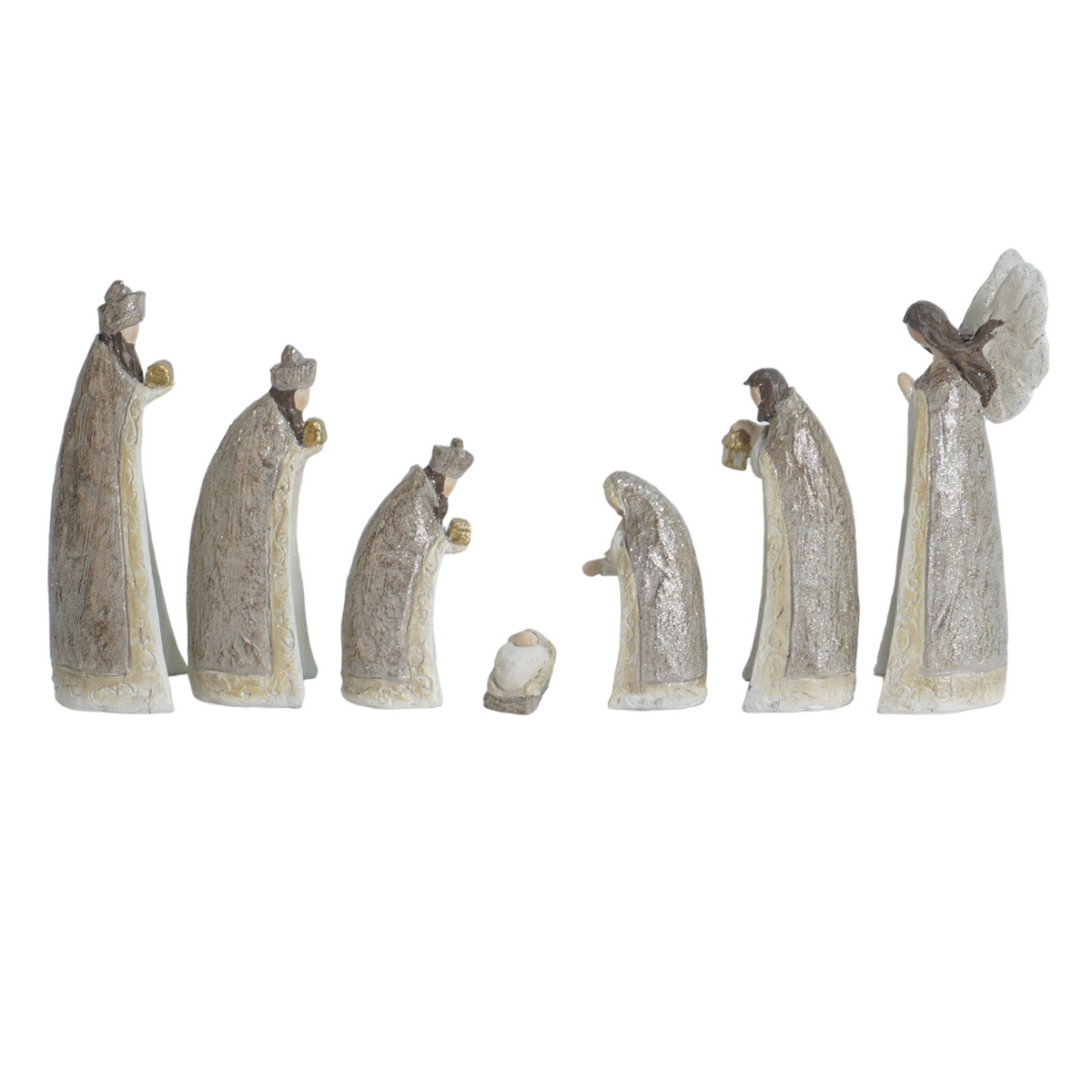 Nesting Mini Nativity Figures (Set of 7) -Ship Only