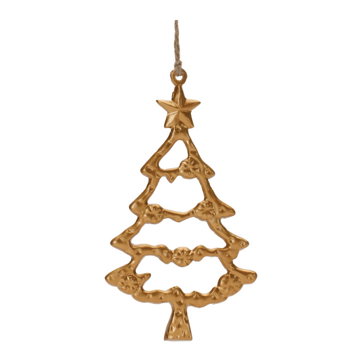 Tree Ornament (Set of 12) 6”H Aluminum -Ship Only