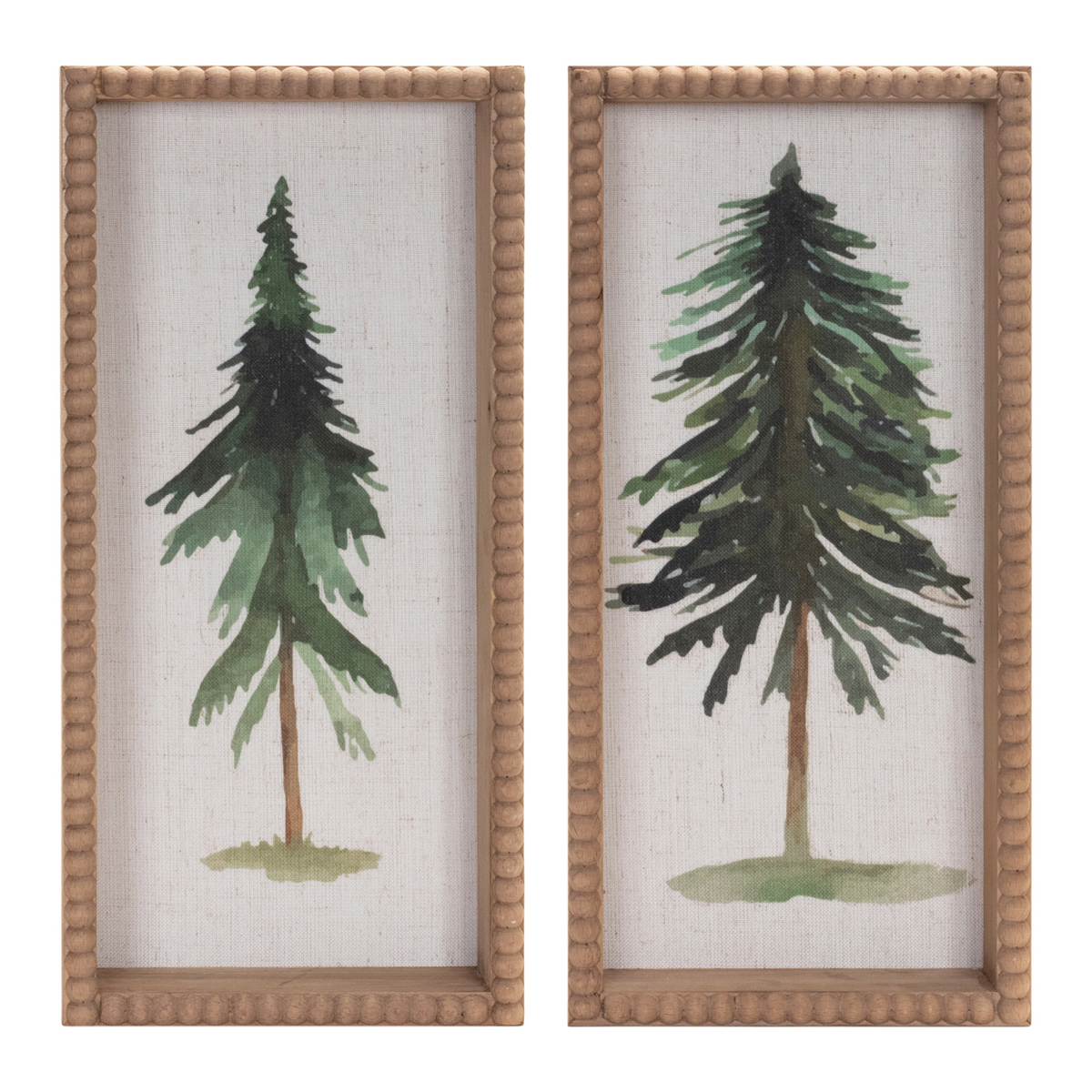 Tree Plaque (Set of 2) 7.5"L x 15.75"H MDF/Wood -Ship Only