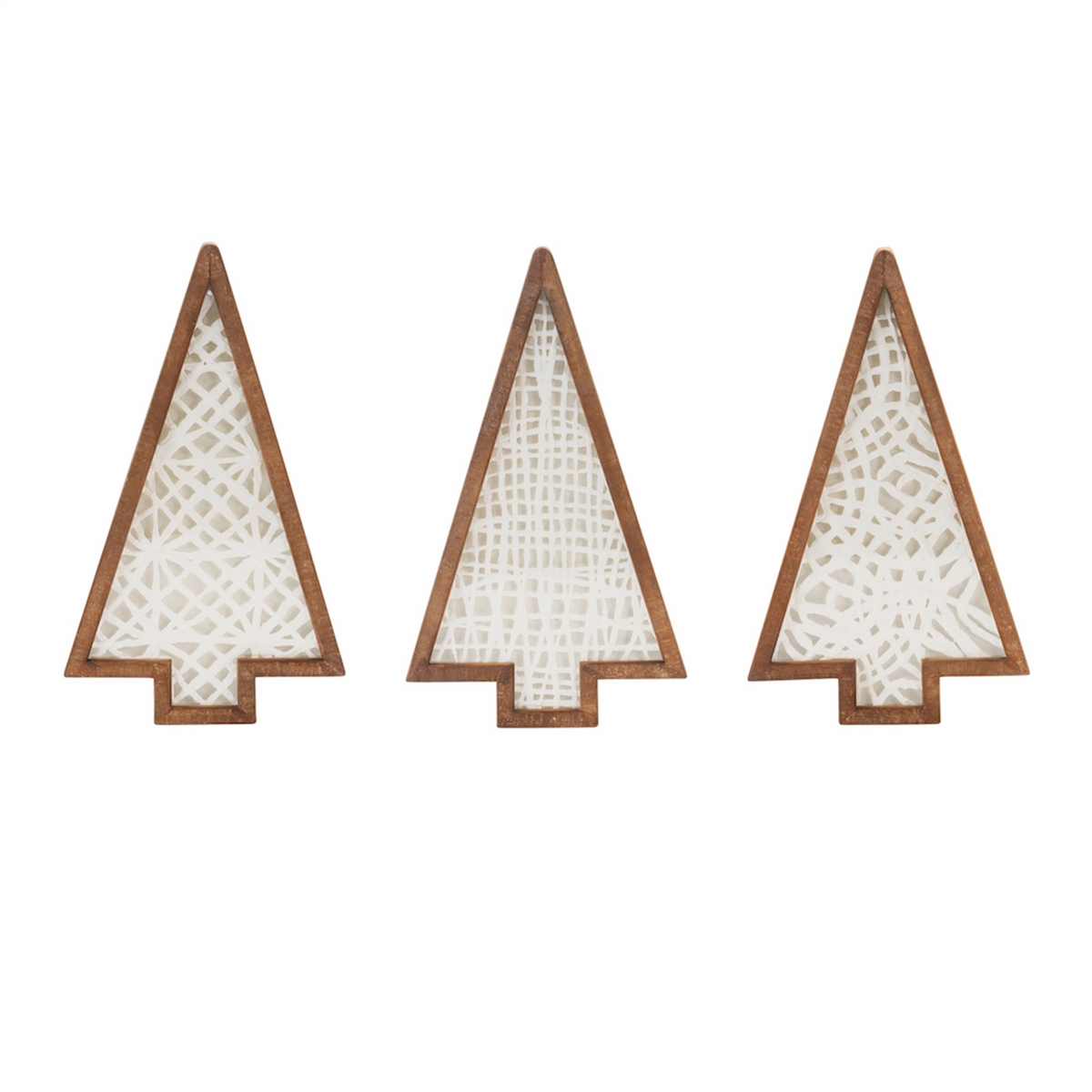 Framed Tree (Set of 3) 17”H Paper/Wood/MDF -Ship Only