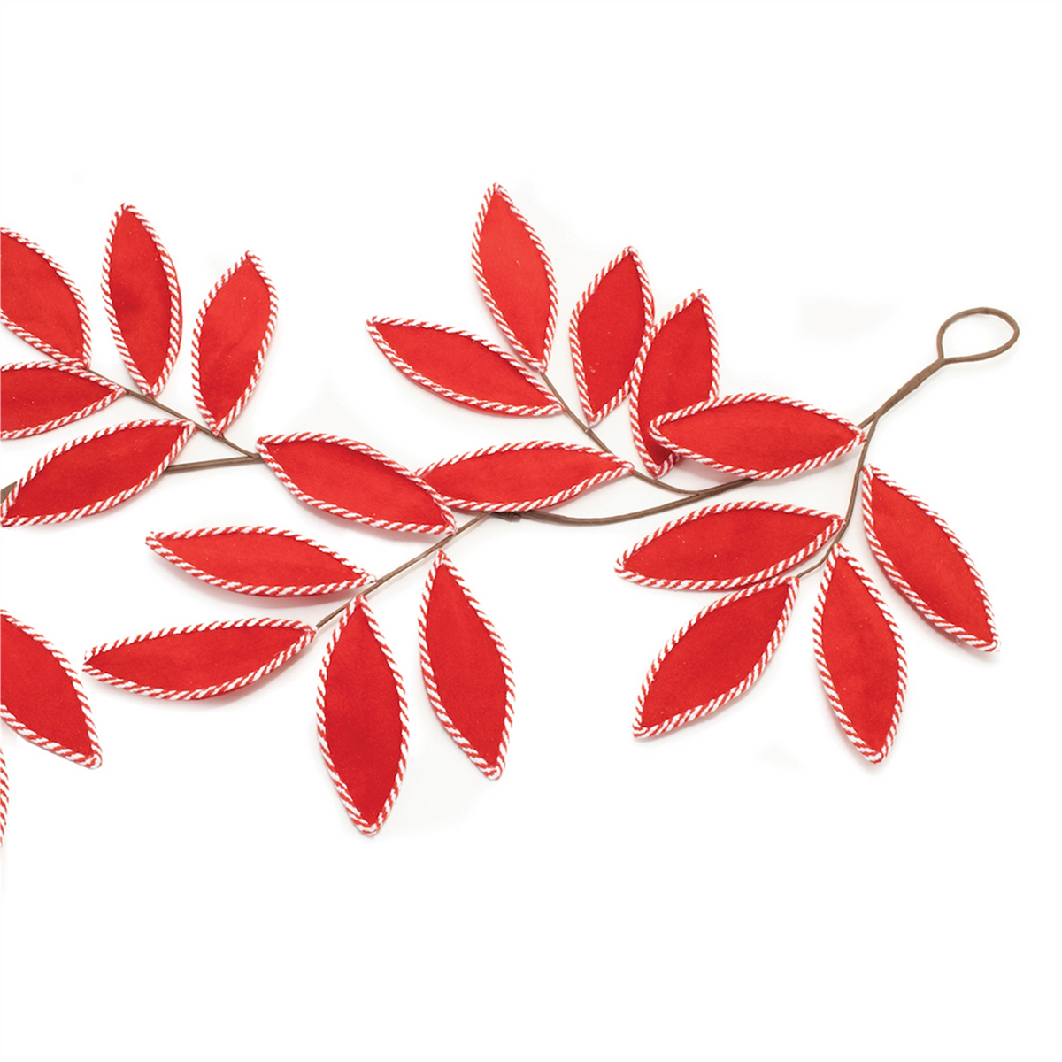 Fabric Leaf Garland (Set of 2) -Ship Only