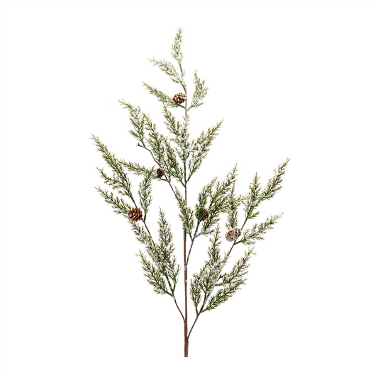Icy Pine Spray with Pinecones (Set of 2) -Ship Only