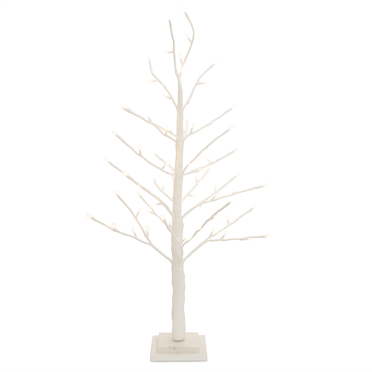 LED Glittered Twig Tree 36"H -Ship Only