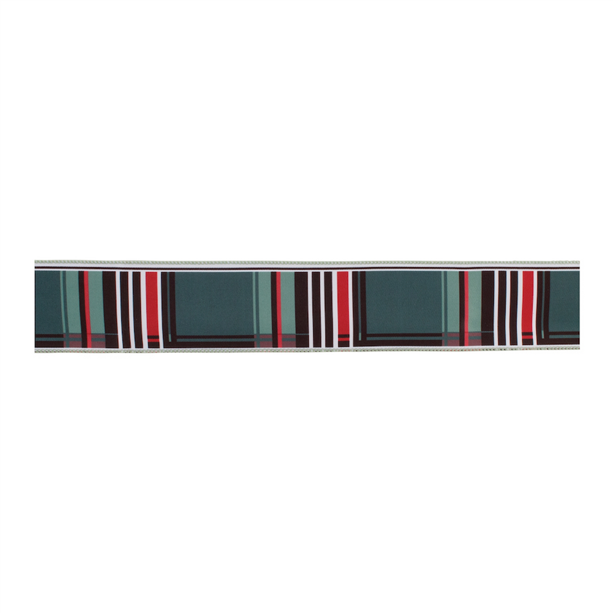 Royal Plaid Holiday Ribbon (Set of 2) -Ship Only