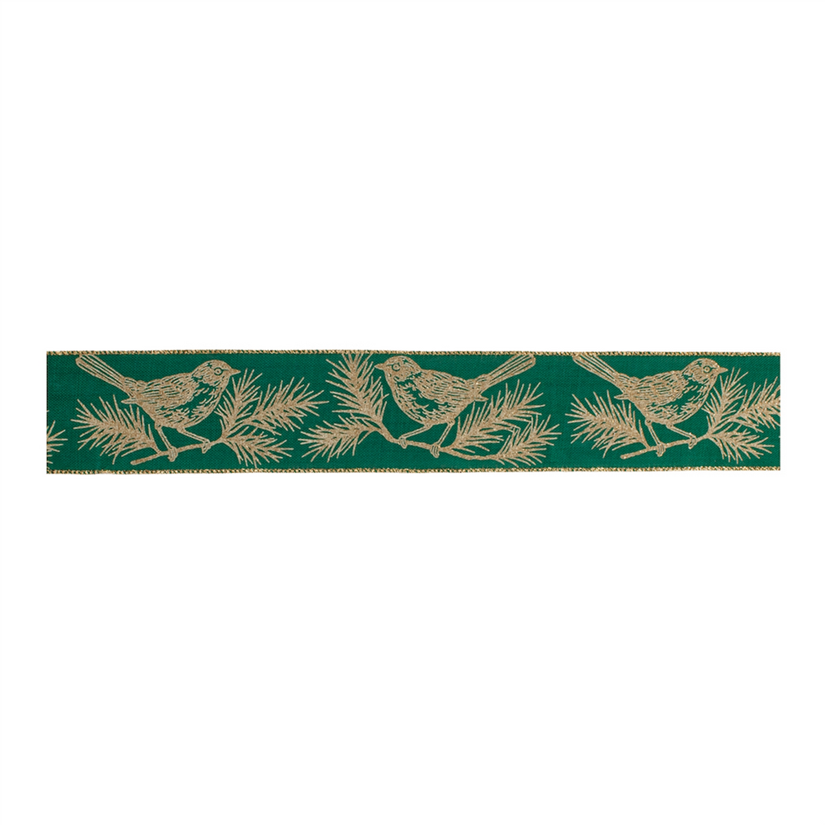Chickadee Bird Pine Ribbon (Set of 2) -Ship Only