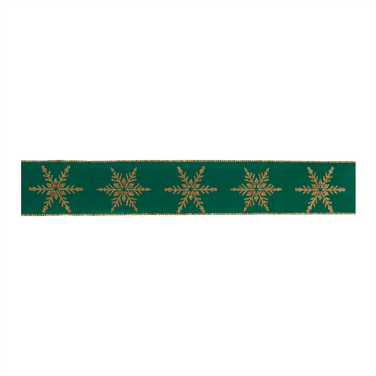 Holiday Snowflake Ribbon (Set of 2) -Ship Only