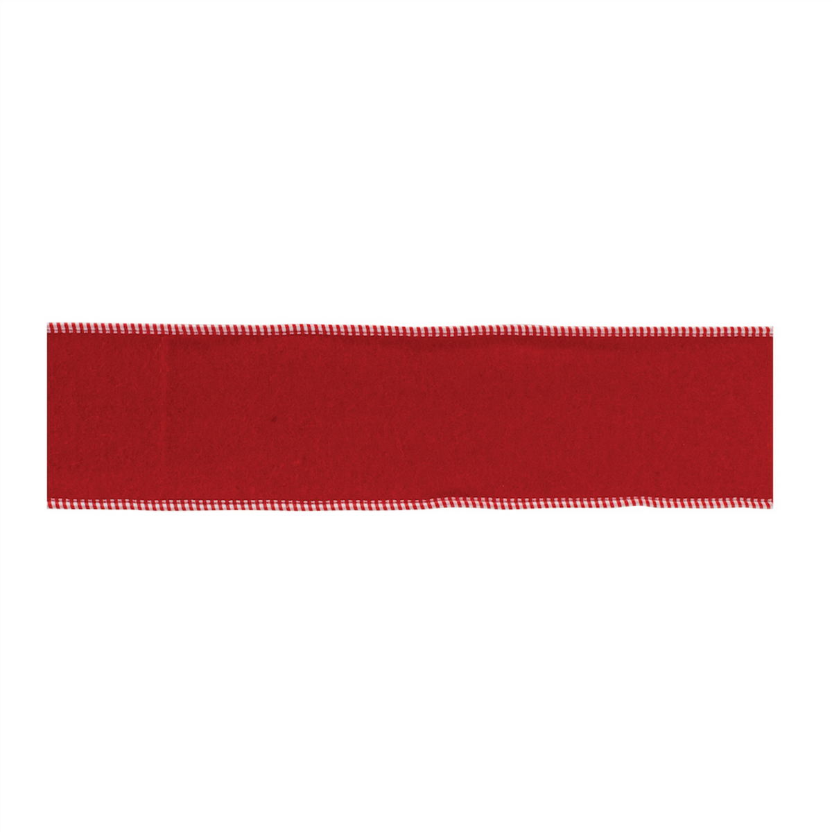 Wool Holiday Ribbon 4" x 5 Yds. -Ship Only