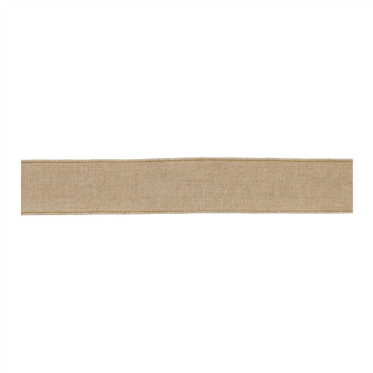 Beige Holiday Ribbon (Set of 2) -Ship Only