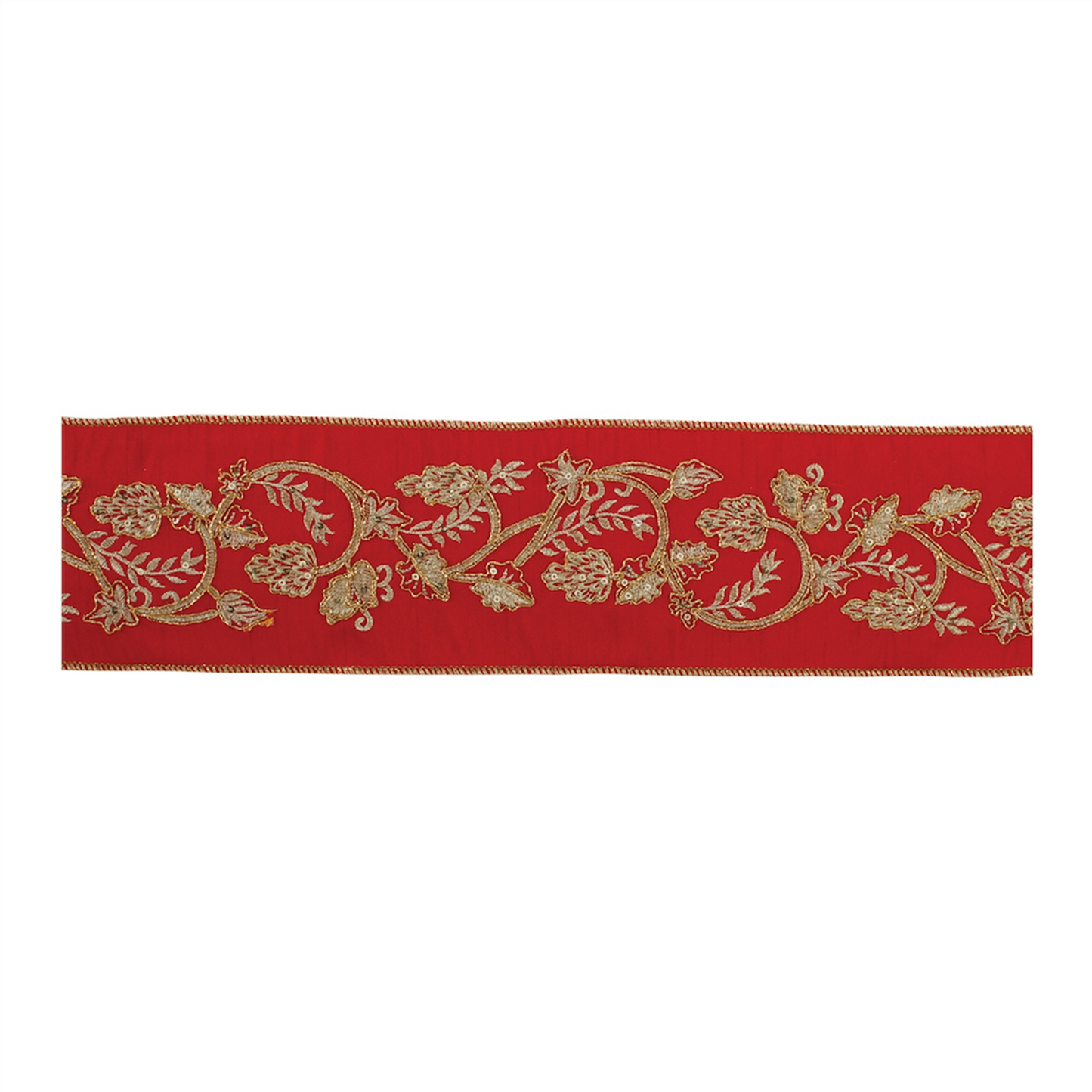 Ornate Holiday Ribbon 4" x 5 yds -Ship Only