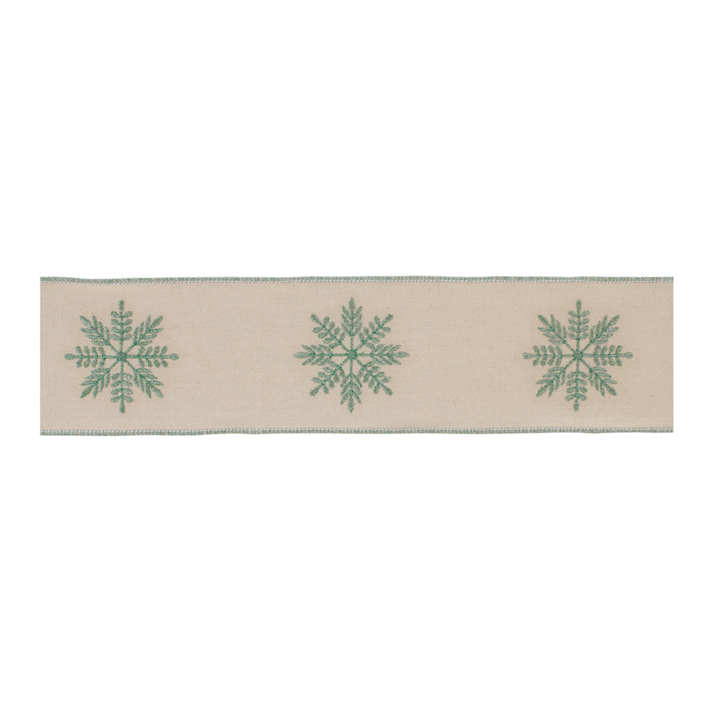 Festive Elegance Wired Cotton Ribbon
