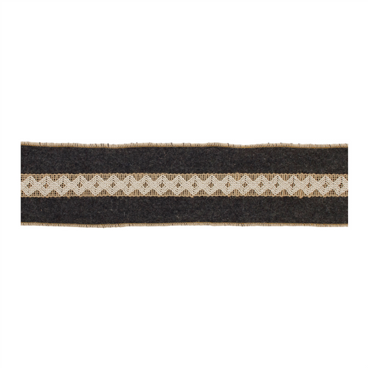 Wool Holiday Ribbon (Set of 2) -Ship Only