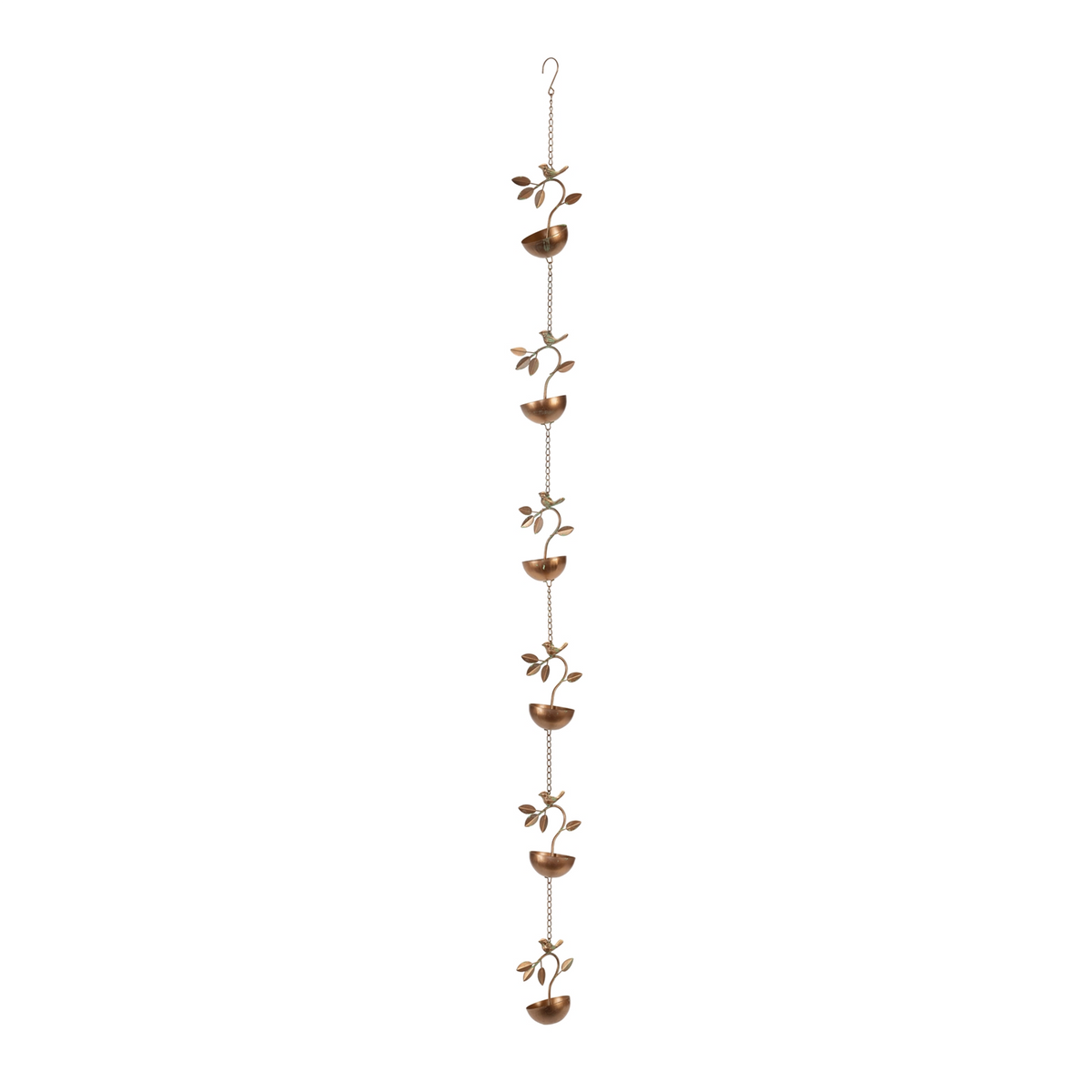 Bird Branch Rain Chain 70"L -Ship Only