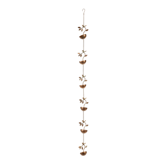 Bird Branch Rain Chain 70"L -Ship Only
