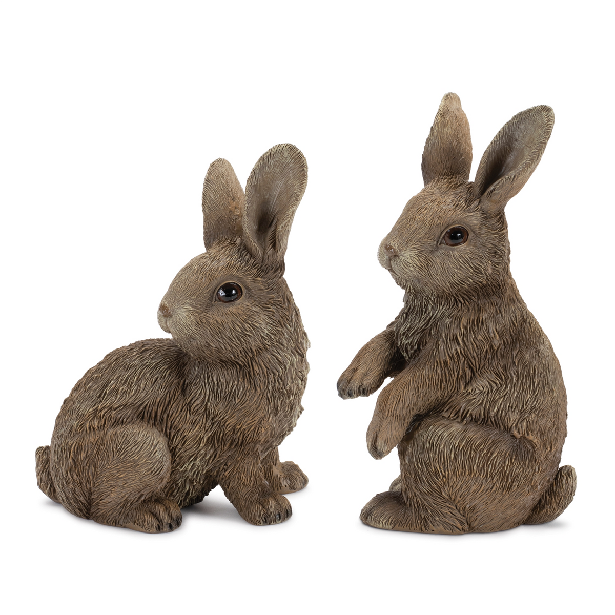 Garden Bunny Rabbit Figurine (Set of 2) -Ship Only