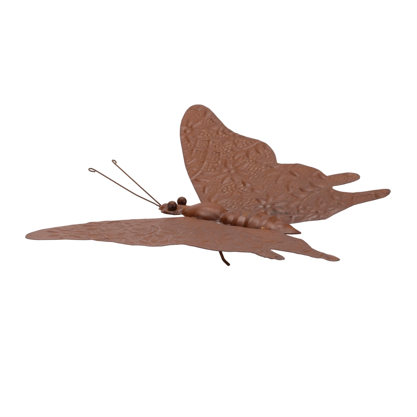 Bronze Metal Butterfly Garden Accent 12.5"L -Ship Only