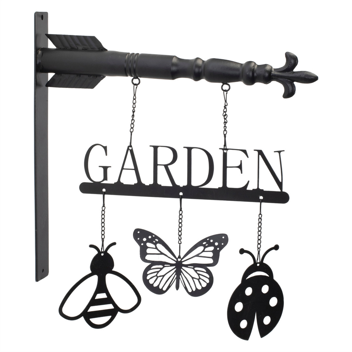 Butterfly Insect Garden Sign 15.5"H -Ship Only