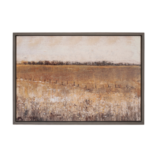 Framed Landscape Canvas Art 34"L -Ship Only