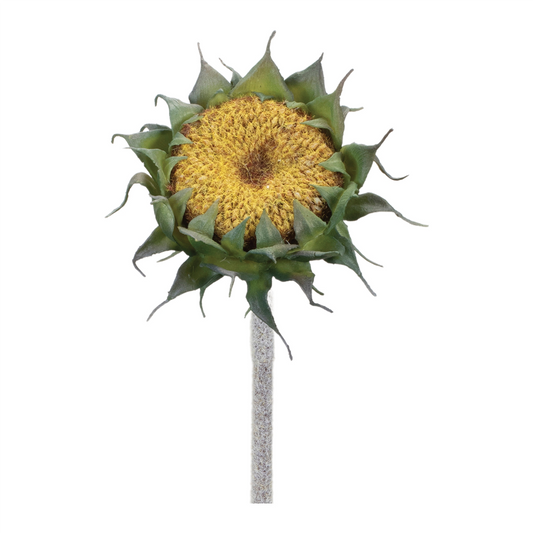 Yellow Sunflower Stem (Set of 6) -Ship Only