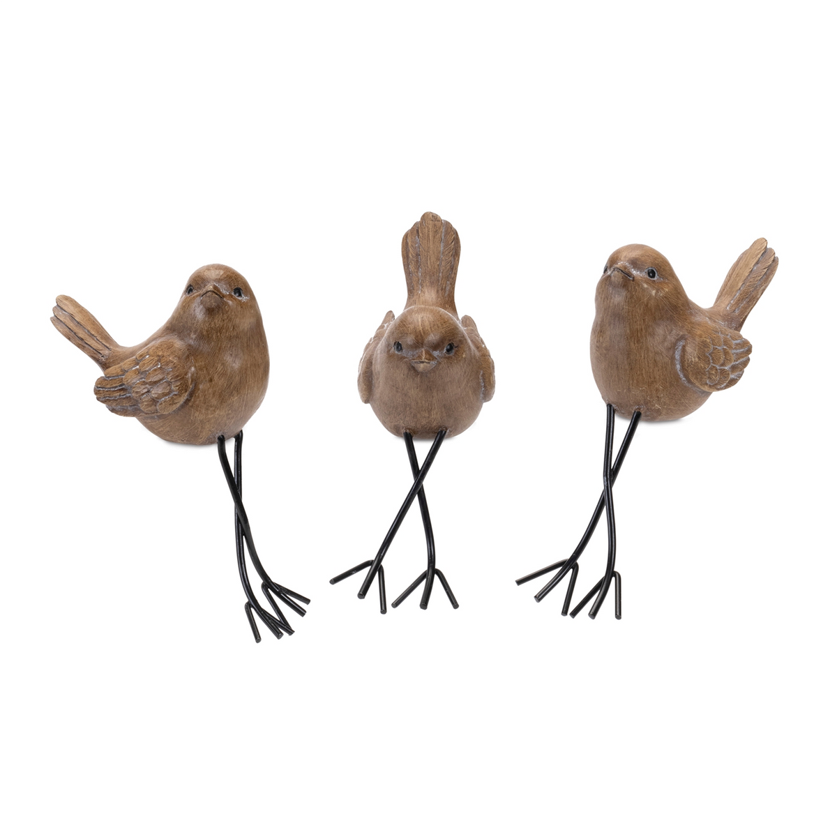 Etched Bird Shelf Sitter (Set of 6) -Ship Only