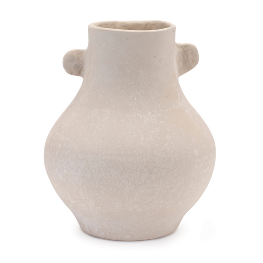 Recycled Paper Chalk Vase 9.75"H -Ship Only