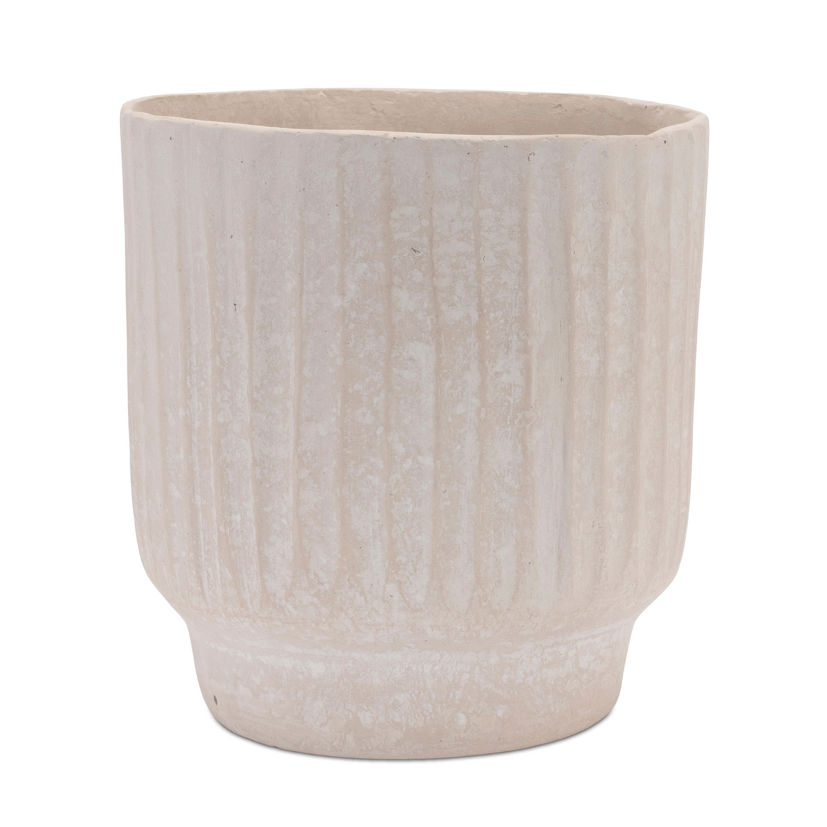 Recycled Paper Chalk Vase 7.5"H -Ship Only