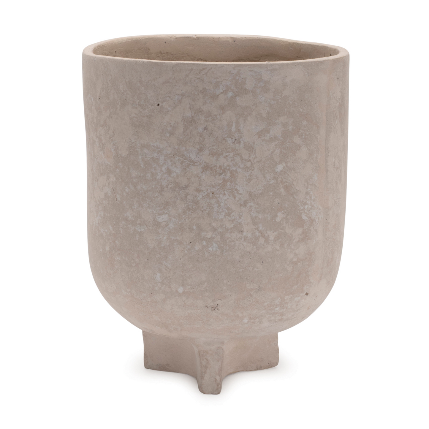 Recycled Paper Chalk Vase 7"H -Ship Only