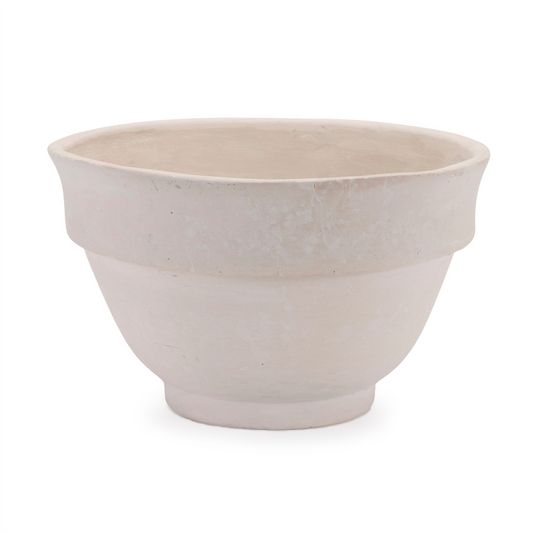 Recycled Paper Chalk Bowl 10"D -Ship Only
