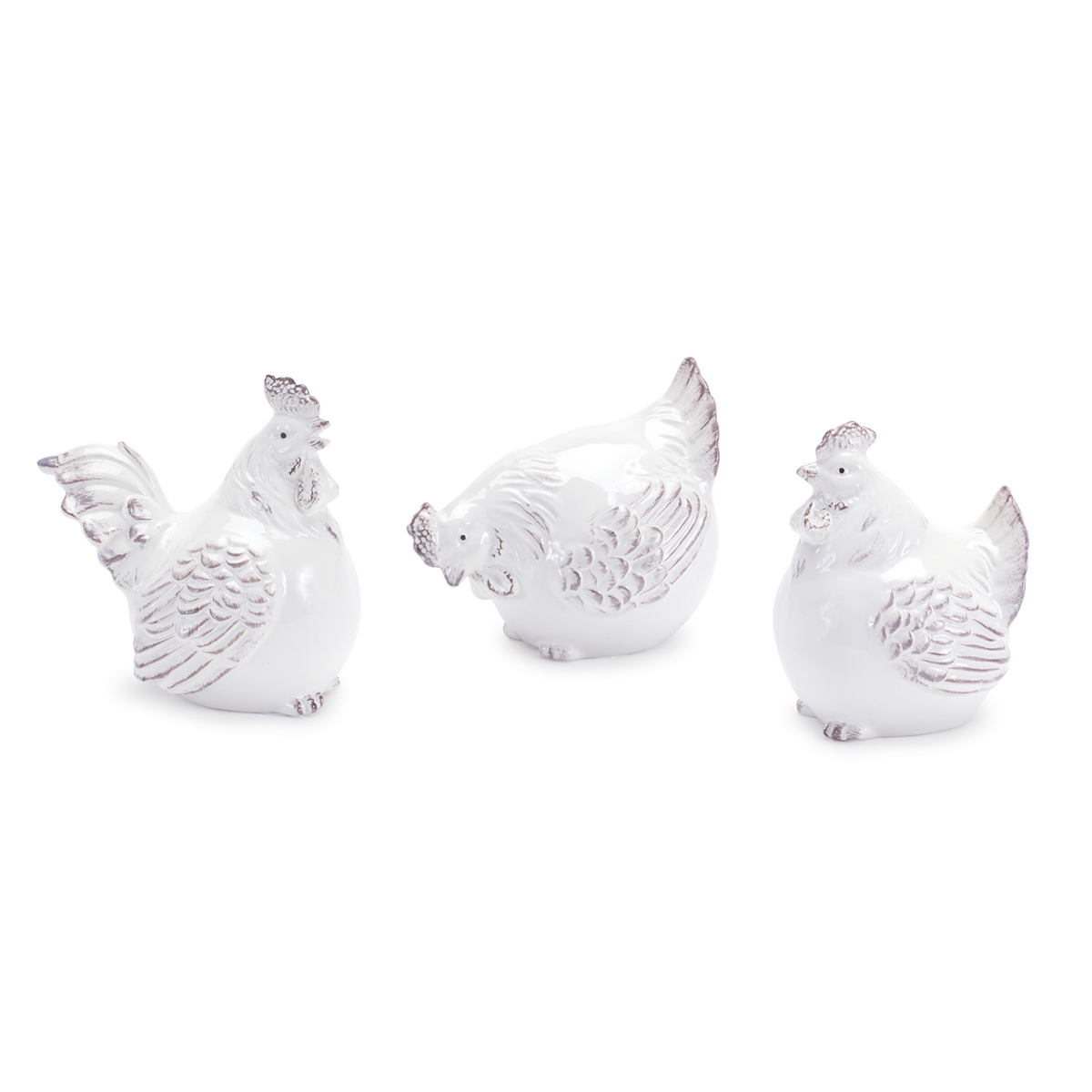 Ceramic Chicken Decor (Set of 6) -Ship Only