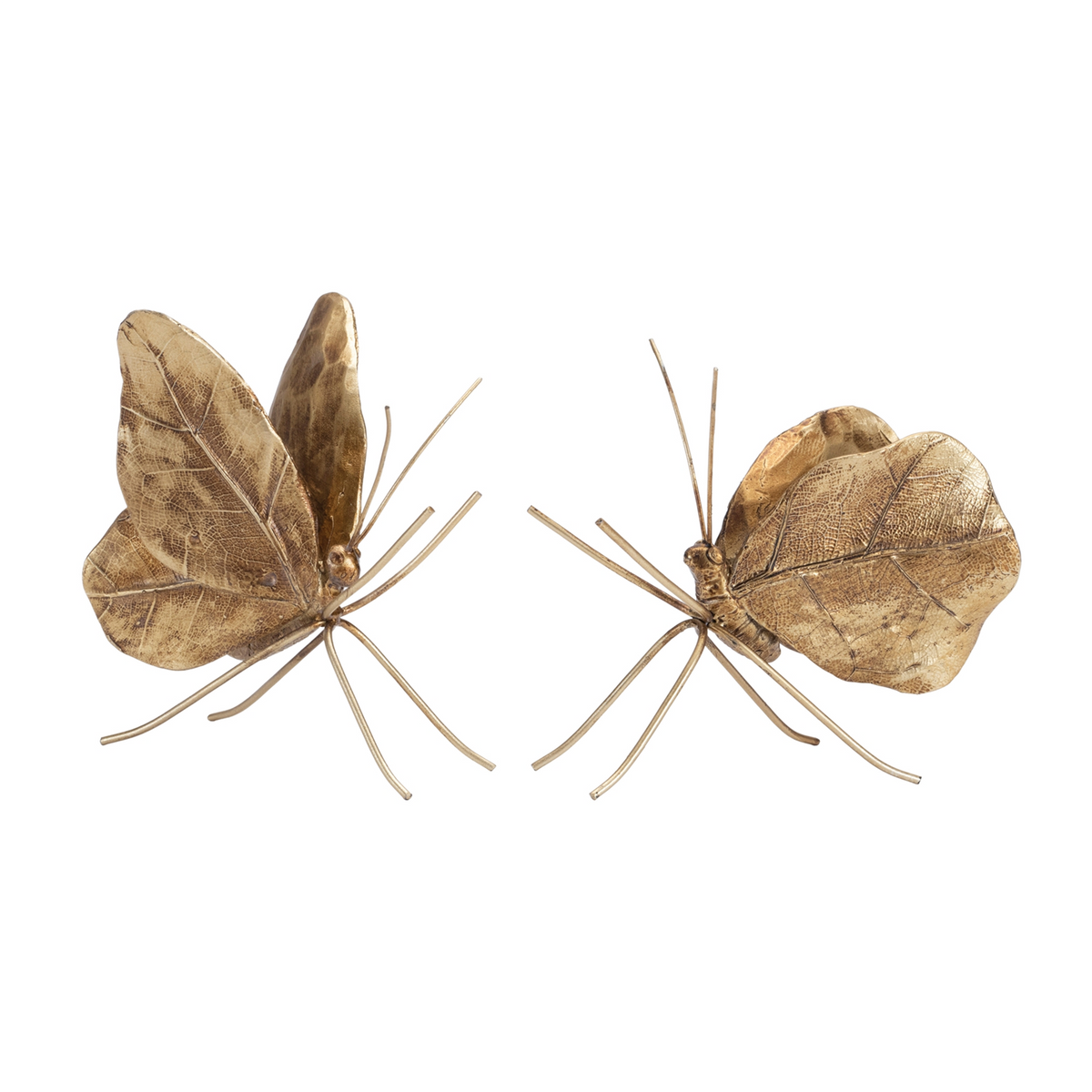 Leaf Butterfly Shelf Sitter (Set of 2) -Ship Only