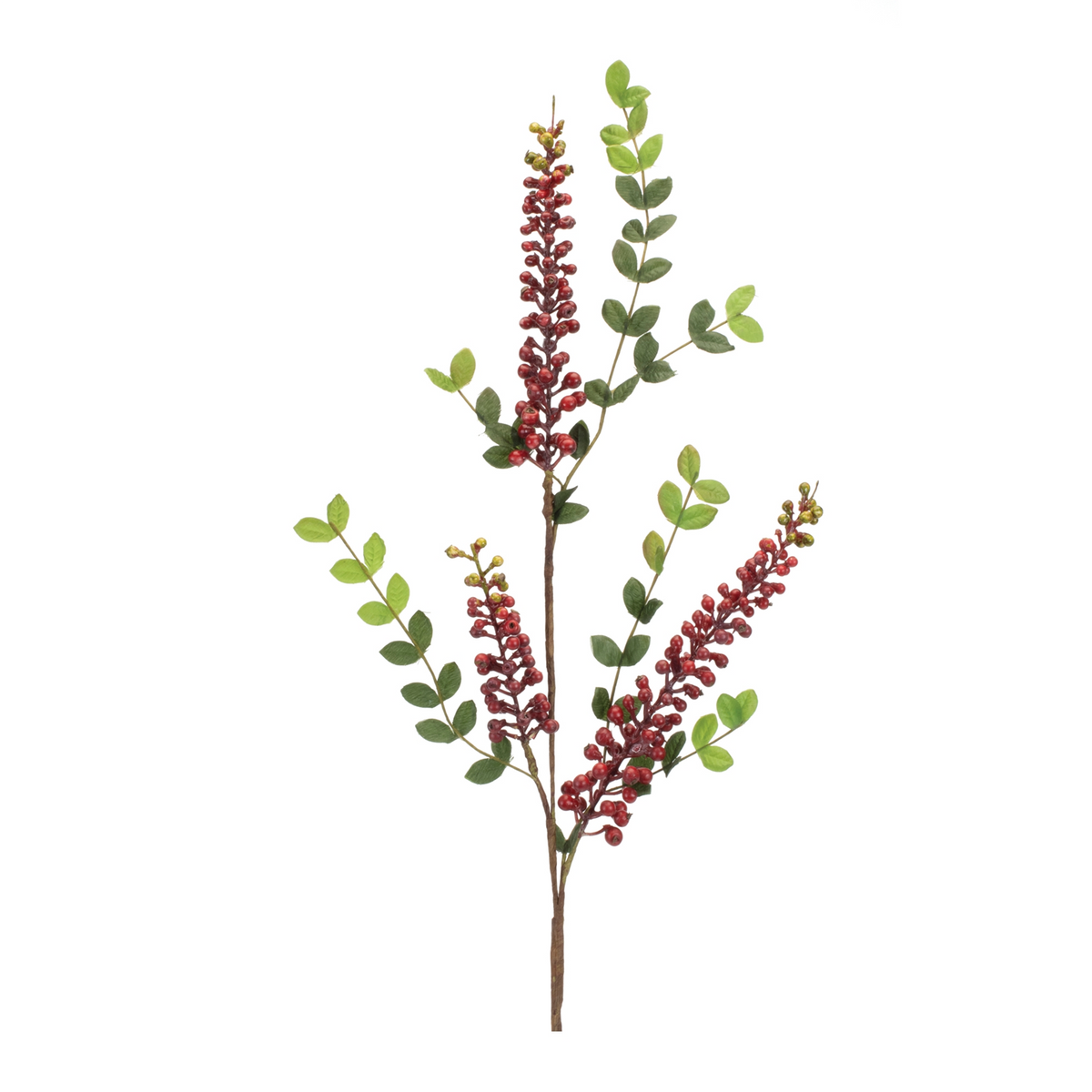 Burgandy Berry Foliage Spray (Set of 6) -Ship Only
