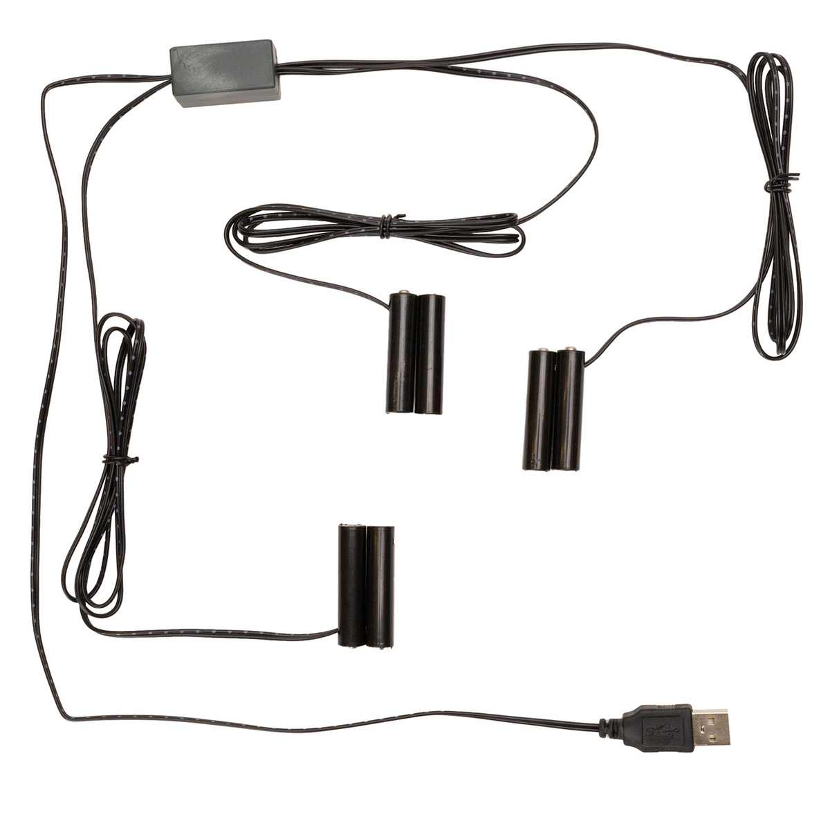 No More Batteries 2 AA Replacement w/ 3 to 1 Connector (Set of 2) -Ship Only