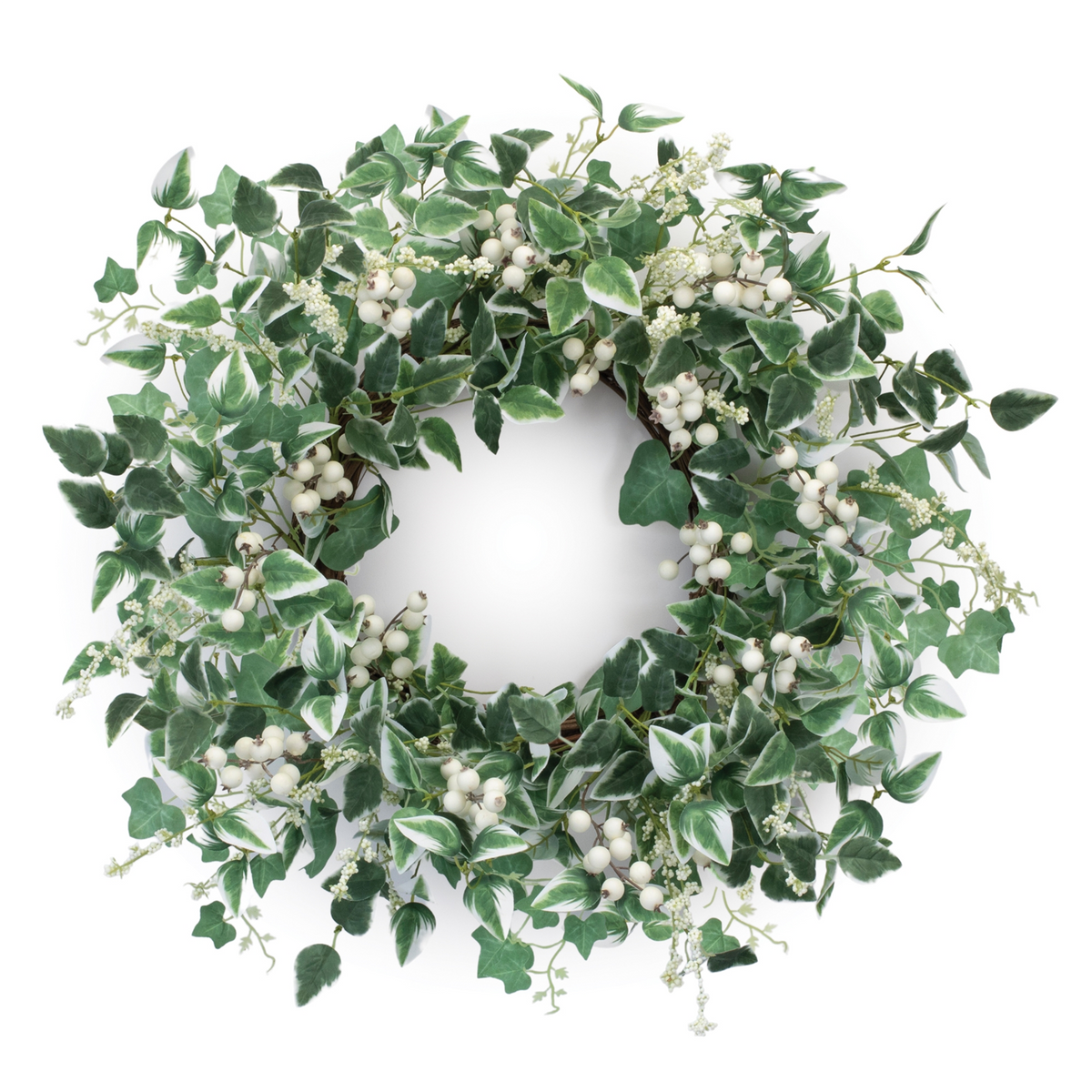 Mixed Foliage and Berry Wreath 23"D -Ship Only