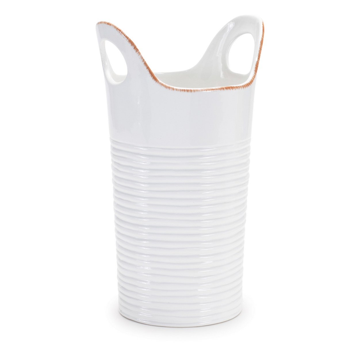 Ceramic Bucket Vase (Set of 2) -Ship Only