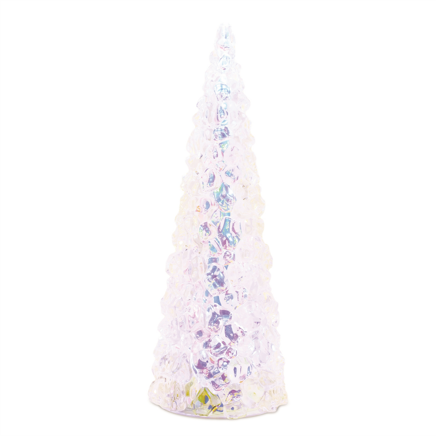Iridescent LED Pine Tree 17.5"H