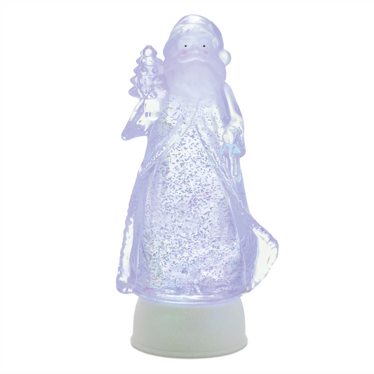 LED Santa Snow Globe 10"H -Ship Only