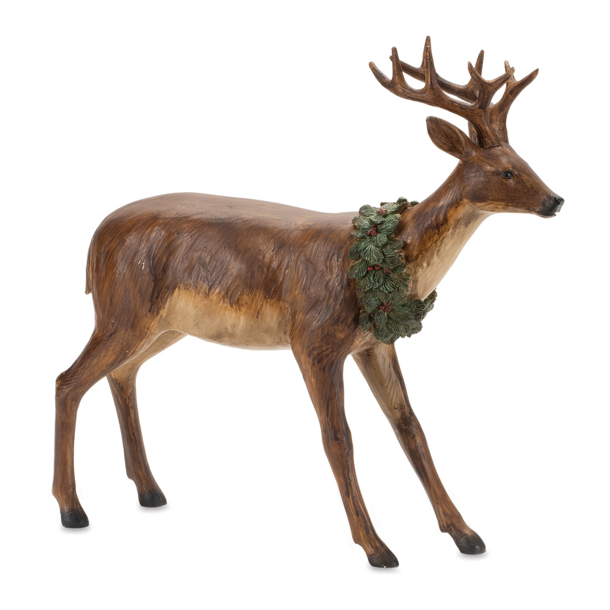 Deer with Wreath -Ship Only