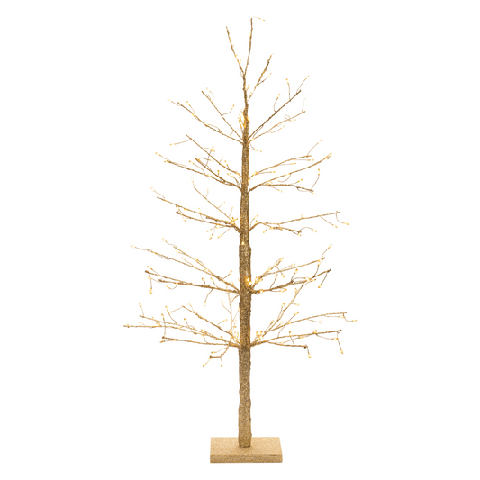 Gold LED Twig Tree 36"H -Ship Only