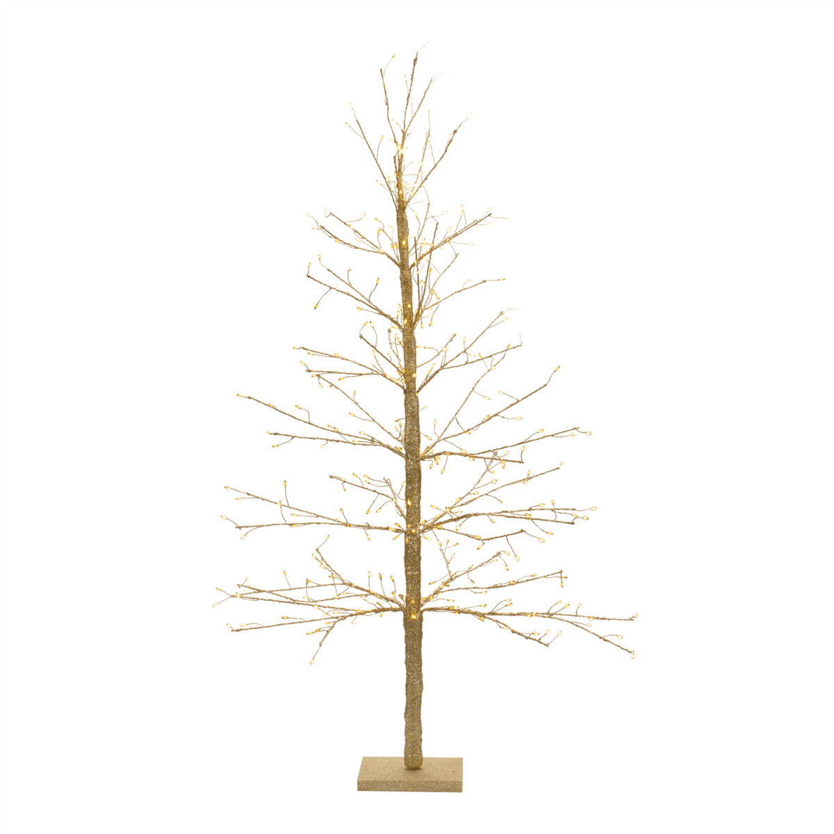 Gold LED Twig Tree 48"H -Ship Only