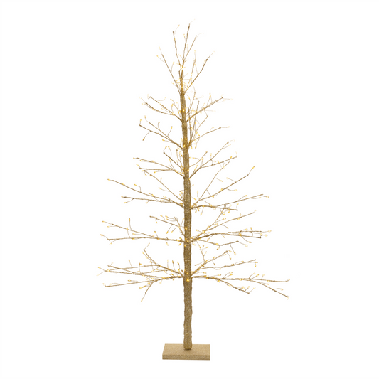 Gold LED Twig Tree 48"H -Ship Only