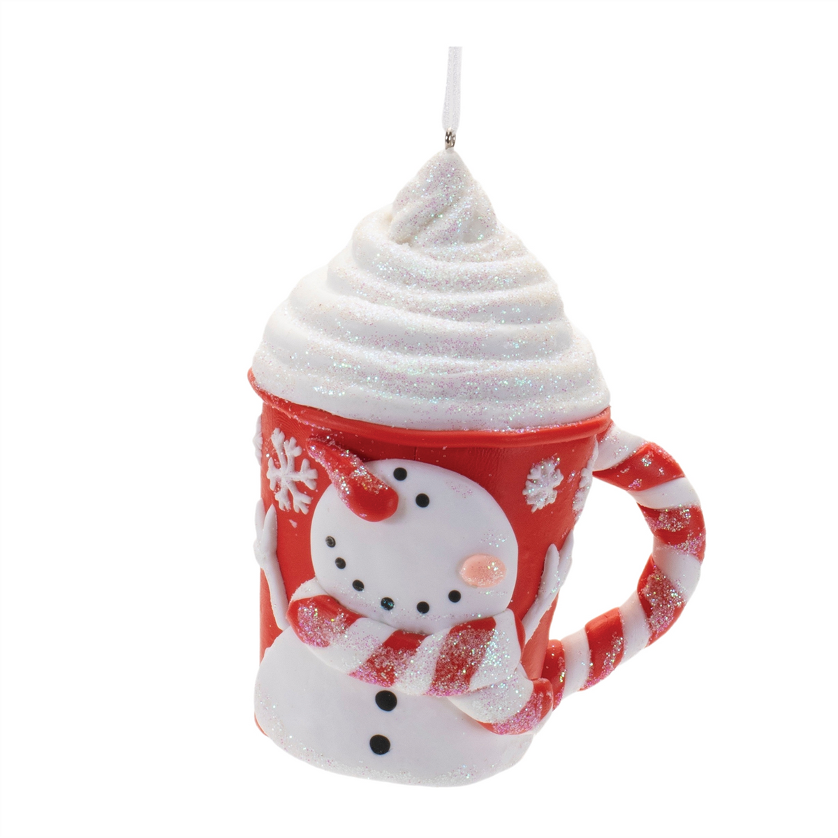 Cup Ornament (Set of 12) 3.5”H Clay Dough -Ship Only